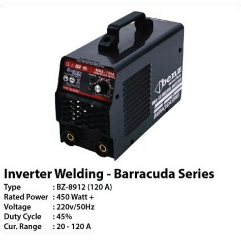 Jual Mesin Trafo Las Inverter 450Watt Benz Werkz Barracuda Series