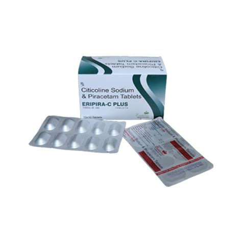 Citicoline Mg Piracetam Mg Tablet Eripira C Plus