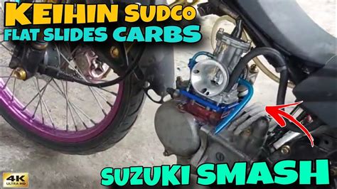 HOW TO INSTALL KEIHIN SUDCO FLAT SLIDES CARBURETORS TO SUZUKI SMASH