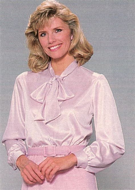 Pin By Emma Satin On Satin And Silk Blouses Satin Blouses The 80s Fashion Satin Bow Blouse