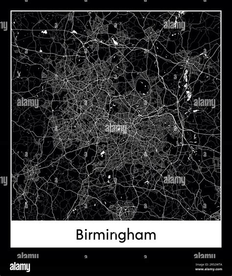 Mapa de birmingham Imágenes vectoriales de stock Alamy