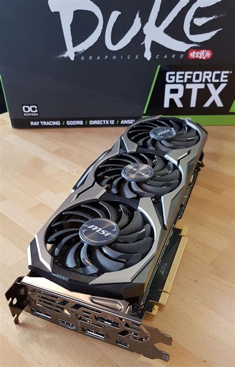 Unboxing Msi Geforce Rtx Ti Duke Gb Gddr Oc Geeks D