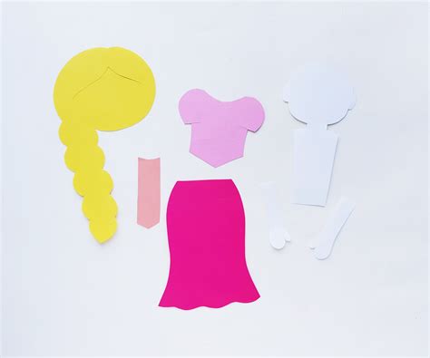 How to Make a Rapunzel Paper Doll - 24hourfamily.com