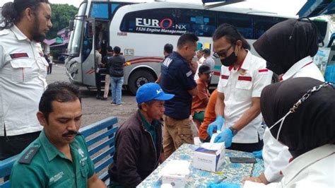 Jelang Arus Mudik 20 Sopir Bus Antarkota Di Terminal Ciamis Dites