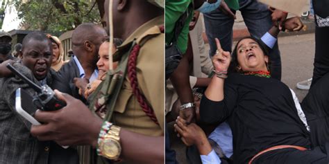 Protesters Block Police From Arresting Activist Boniface Mwangi Sauce