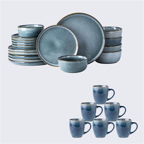 Amazon Gbhome Ceramic Dinnerware Sets For Pieces Stoneware