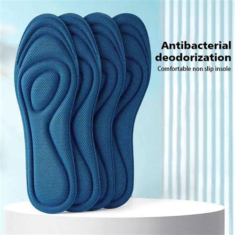 3d Memory Foam Orthopedic Insoles For Shoes Sweat Absorption Sport Pads