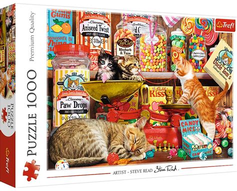 Trefl puzzle Kocie słodkości 1000 el Trefl Sklep EMPIK