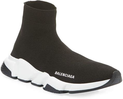 Balenciaga Speed Stretch Knit High Top Trainer Slip On Sneakers