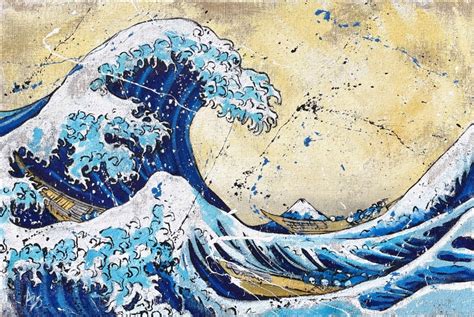 La Grande Onda Di Kanagawa Di Hokusai