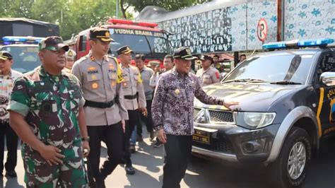 Gelar Pasukan Operasi Mantap Brata Candi 2023 2024 Kapolres Pemalang