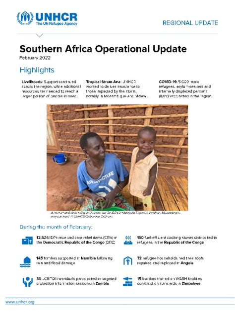 Document Unhcr Southern Africa Operational Update February