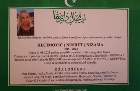 Danas D Enaza I Ukop Nizame He Imovi Bez Dana Alosti U Bih Kliker Info