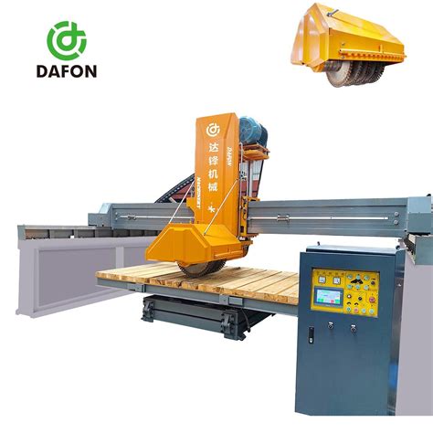 Multi Blade CNC Bridge Saw Stone Slab Cutter Granite Block Cutting