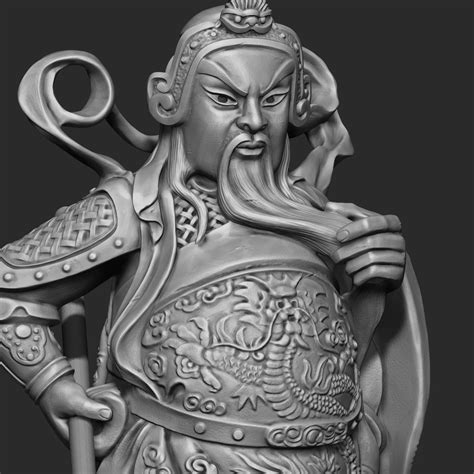 Guan-Yu Character Sculpture Tutorial - FlippedNormals