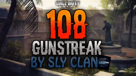 BO2 108 GUNSTREAK ON SLUMS POWER OF ITALY By SLy Clan YouTube