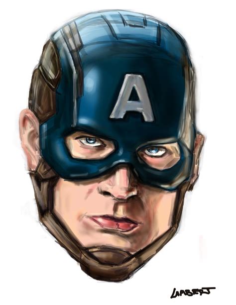 Captain America Face Drawing At Getdrawings Free Download