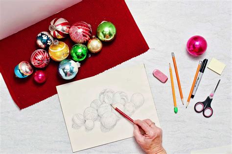 How To Draw Christmas Ornaments Welcome To Nanas