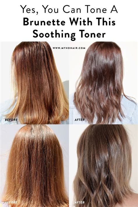 Yes You Can Tone A Brunette With This Soothing Toner Toner For Brown