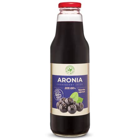 SOK Z Aronii 100 NATURALNY ARONIA Bez Cukru 750 Ml MY WAY