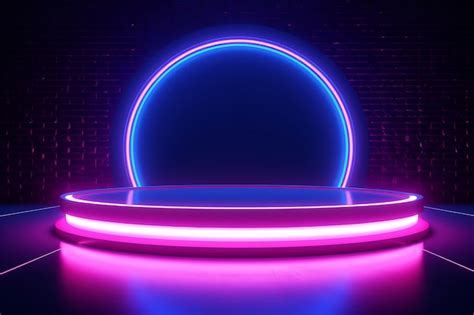 Premium Photo Abstract Neon Lights Background