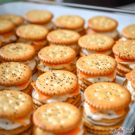 Ritz Cracker Party Sandwiches