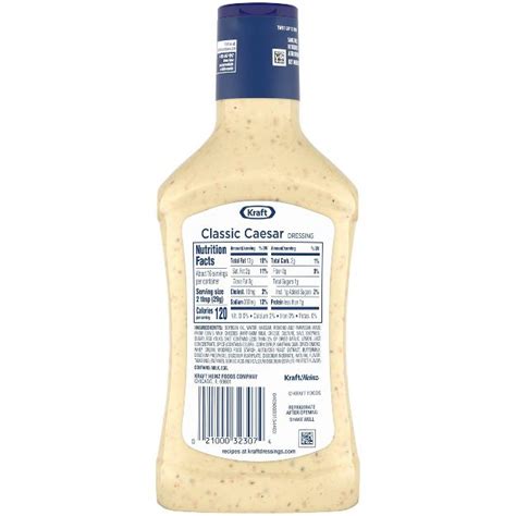 Kraft Classic Caesar Salad Dressing 16 Fl Oz Accesorios Mexicali