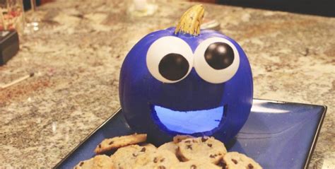 Cookie Monster Pumpkin