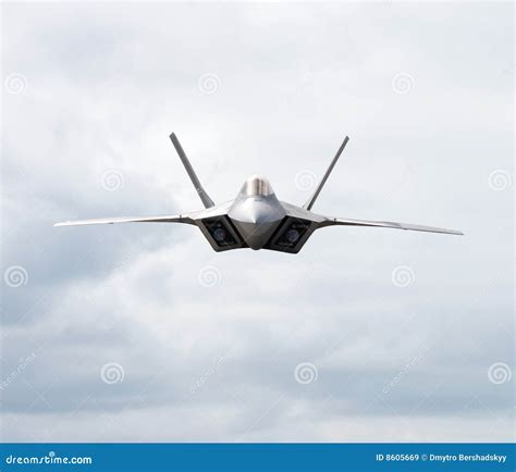Fighter Plane Heading Towards The Camera Stock Image Image Of