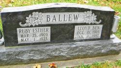 Ruby Esther Wells Ballew M Morial Find A Grave