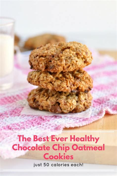 The Best Ever Healthy Chocolate Chip Oatmeal Cookies Artofit