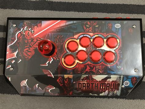 Darth Maul Themed Diy Arcade Stick Rfightsticks