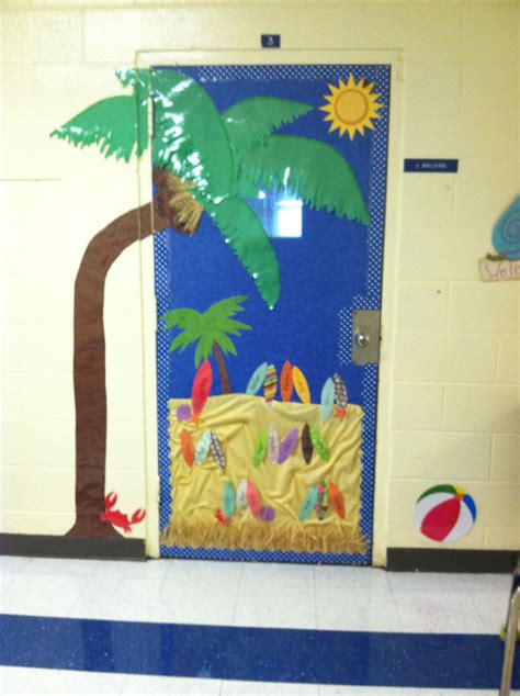 Beach Themed Door More School Door Decorations Classroom Decor Themes