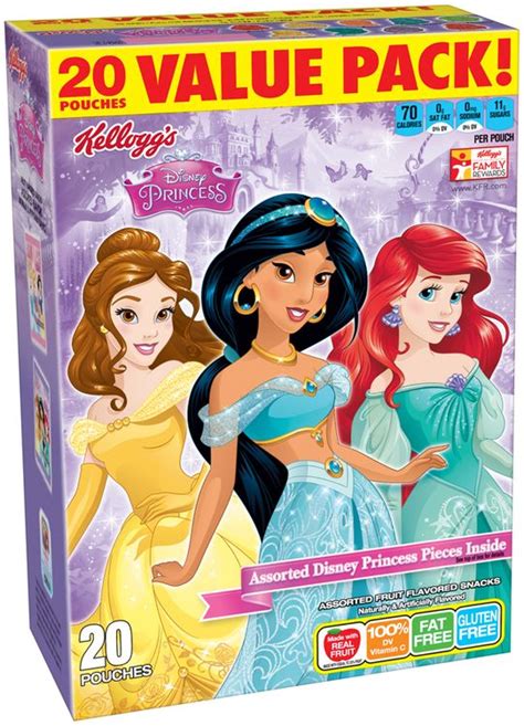 Kelloggs® Disney Princess Fruit Flavored Snacks 20 Ct Pouches Reviews 2020