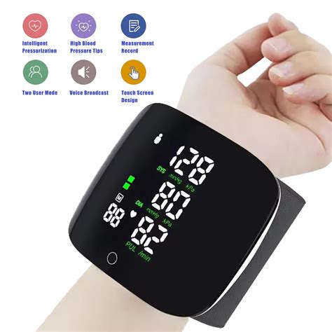 Mericonn Wrist Blood Pressure Monitor Bp Monitor Led Display Blood