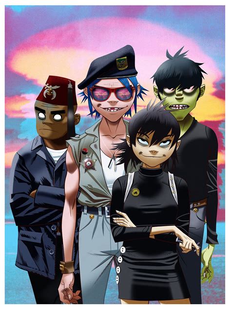 Gorillaz Art Gorillaz Art Gorillaz Jamie Hewlett Art