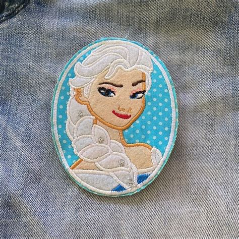 Princess Elsa Frozen Patch Etsy