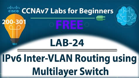 IPv6 Inter VLAN Routing Using Multilayer Switch Lab24 Free CCNA 200