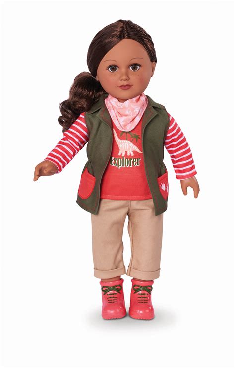 My Life As 18 Freckled Dino Explorer Doll Hispanic Poseable Brunette Hair Walmart