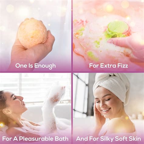 Beautyfrizz Luxury Bath Bombs Gift Set - Lavender and Rose Bubble Spa