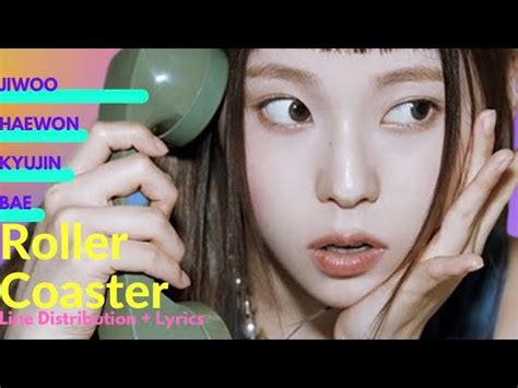 Nmixx Roller Coaster Line Distribution Color Coded Lyrics Patreon