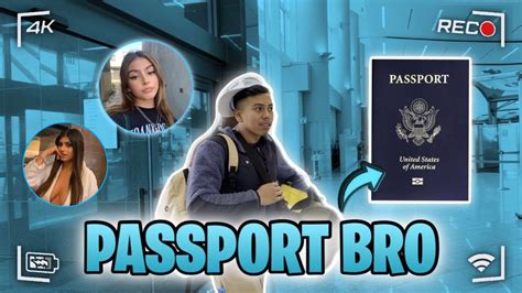 I Became A Passport Bro Youtube