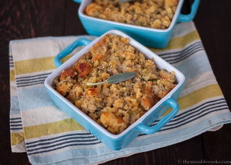 Cornbread Stuffing | The Amiable Cooks | Thanksgiving | Thanksgiving Recipe | Thanksgiving Side ...