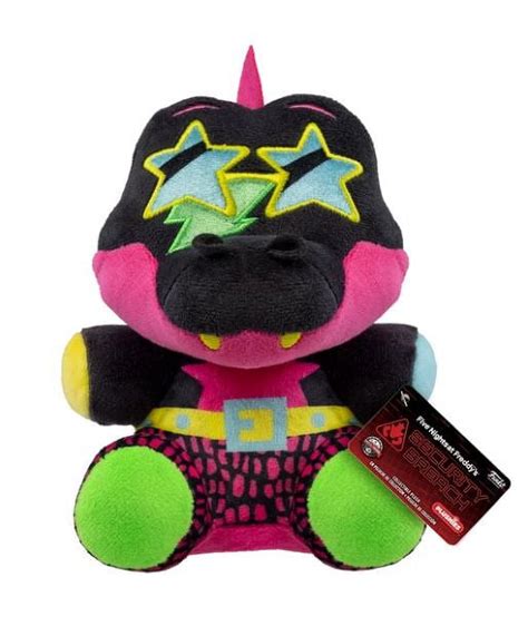 Funko Exclusive Montgomery Gator Plushie Toy Blacklight Fnaf Security Breach Collectible