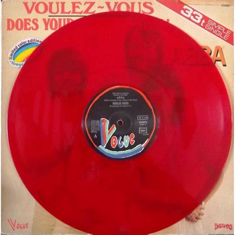 Voulez Vous Red Vinyl Limited Edition De Abba Maxi 33T Chez Vinyl59