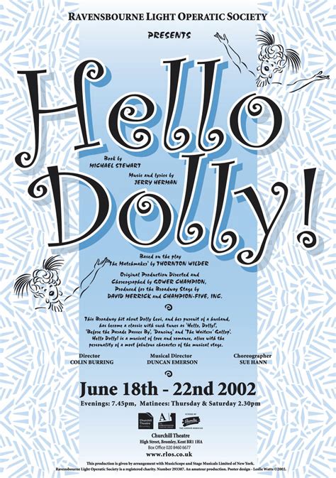 Hello Dolly Poster by legley on DeviantArt