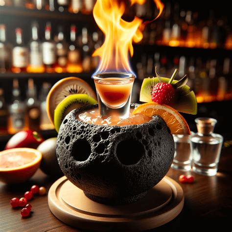 Flaming Volcano Cocktail Recipe How To Make The Perfect Flaming Volcano