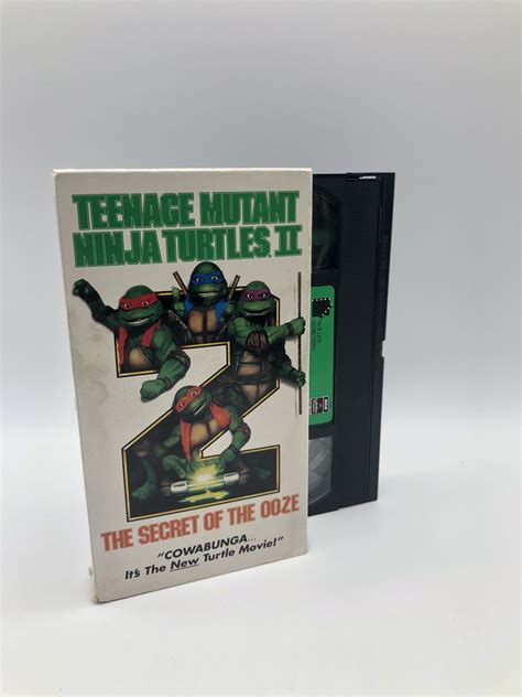 Tmnt The Secret Of Oozethe Movie Vhs Teenage Mutant Ninja