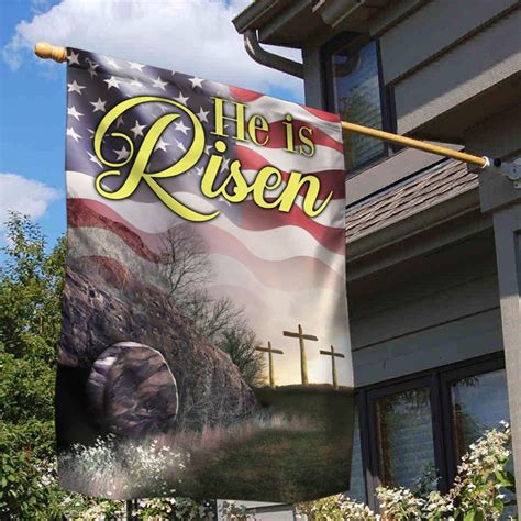 Easter Jesus Resurrection Flag He Is Risen Ddh F Flagwix