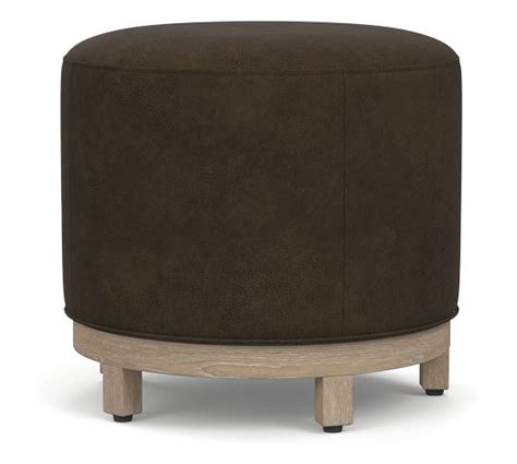 Upholstered Accent Stool Pottery Barn